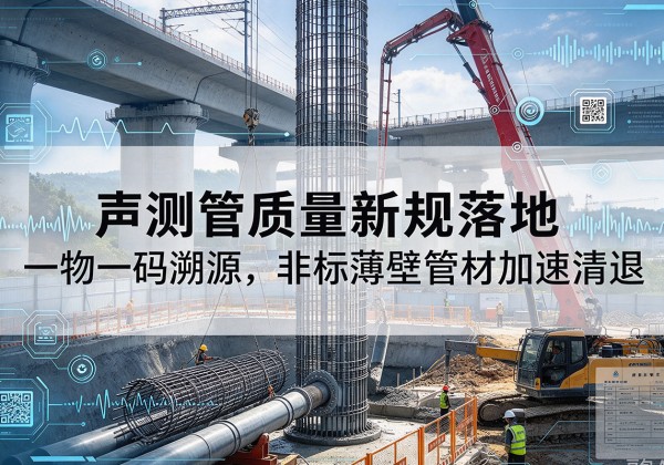 广州声测管质量新规落地，一物一码溯源，非标薄壁管材加速清退