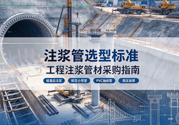 广州注浆管选型标准